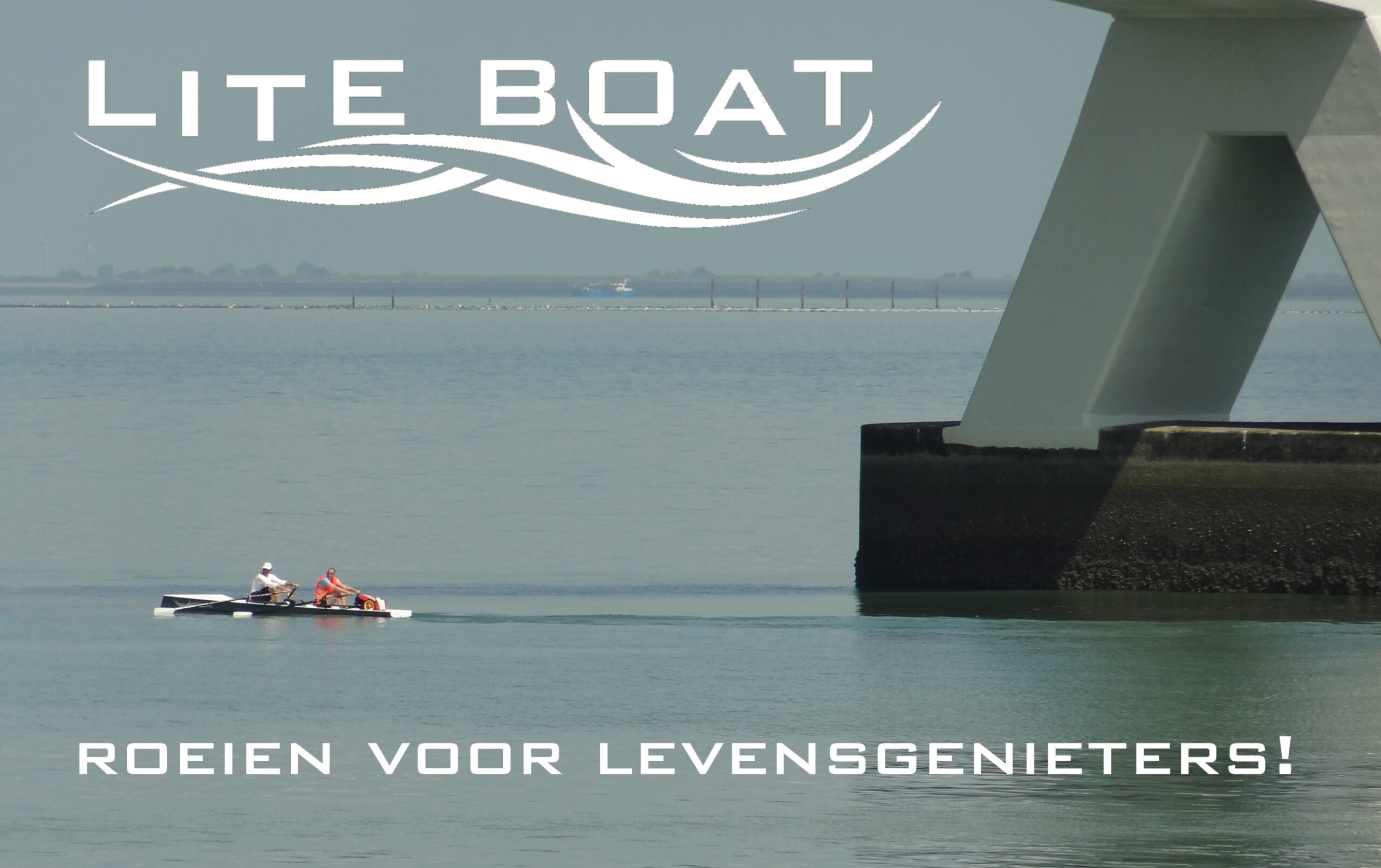 Liteboat double, roeien in Zeeland